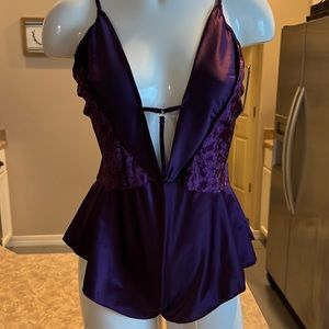 Fredericks of Hollywood Purple Lingerie NWT